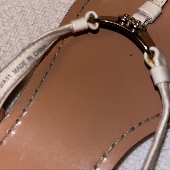 Coach Sandals, lLght Cram or White color, size 10M - Picture 7 of 11